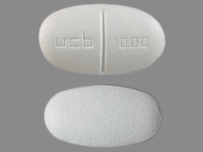 Keppra 1000 mg ucb 1000