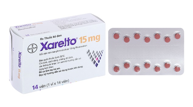 Xarelto 15mg phòng chống huyết khối