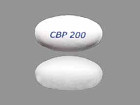 Pill CBP 200 White Elliptical/Oval is Spectracef