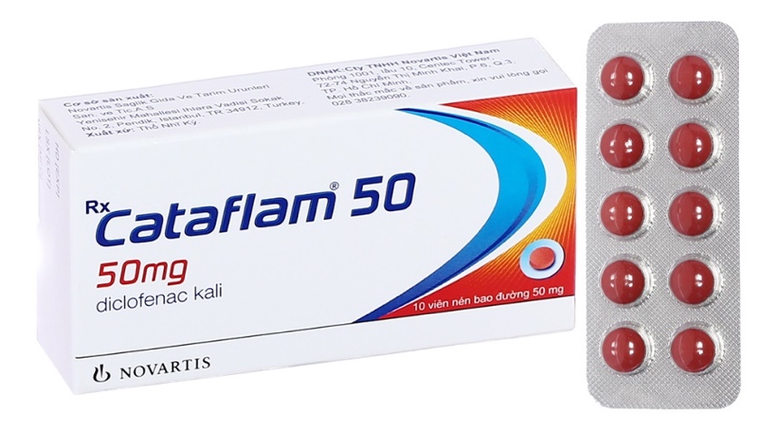 Thuốc Cataflam 50mg hộp 10 viên-Nhà thuốc An Khang