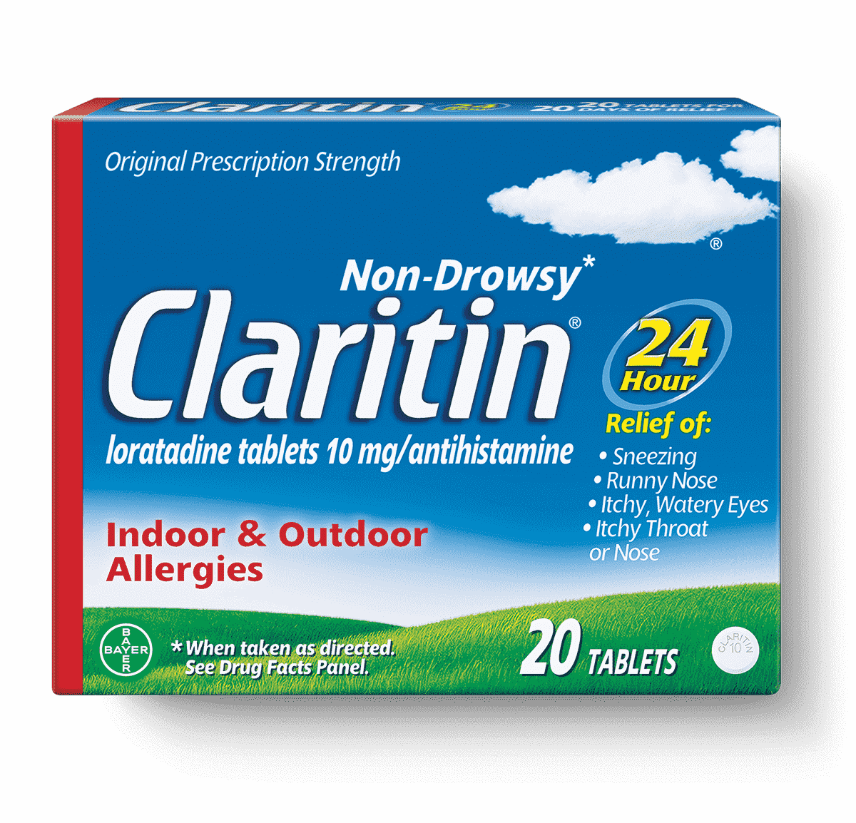 Claritin® Tablets 24-Hour - Relieve Allergy Symptoms