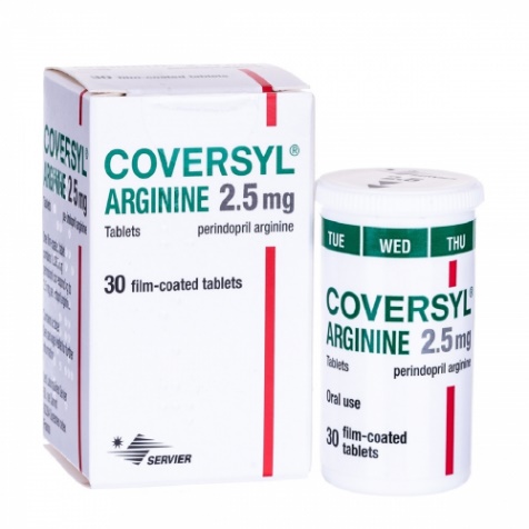 Coversyl (Perindopril Arginine) 2.5mg Tablets 30S – Biopharmtech