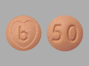 Pill b 50 Pink Round is Ziac