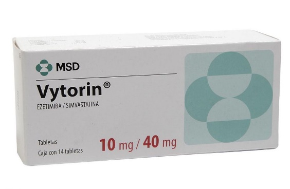 Vytorin Ezetimibe Simvastatin 10/40 mg 14 Tabs Mexican online pharmacy - Mexico pharmacy drugs