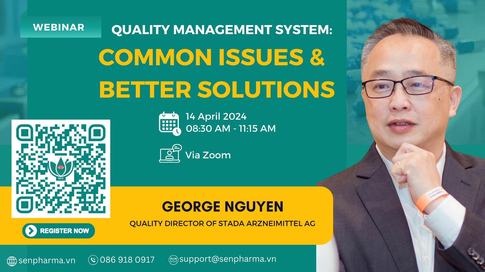 Webinar “Quality Management System: Common Issues And Better Solutions”